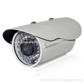 720p 1.0MP Water-resistant PoE P2P Bullet IP Camera with 50m IR, PoE P2P